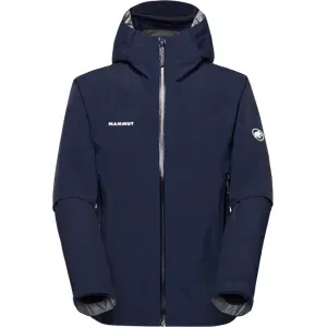 Mammut Leichte, zuverlässige Hardshelljacke für die Berge Crag HS Hooded Jacket Men Blau M