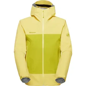 Mammut Leichte, zuverlässige Hardshelljacke für die Berge Crag HS Hooded Jacket Men Gelb XXL