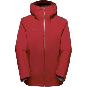 Mammut Atmungsaktive, leichte Hardshell-Wanderjacke Ducan HS Hooded Jacket Women Rot M