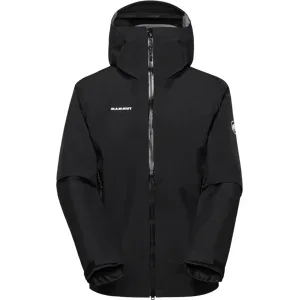 Mammut Wasserdichte Hardshell-Funktionsjacke für die Berge Alto Guide HS Hooded Jacket Women Schwarz L