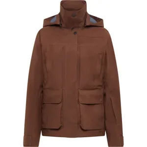 Mammut Leistungsstarke GORE-TEX Pro-Hardshelljacke Alps HS Hooded Jacket Women Brown S