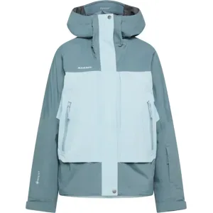 Mammut Leichte, isolierte Hardshell-Skijacke Haldigrat GTX HS Thermo Hooded Jacket Women Blau L