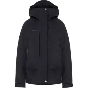 Mammut Leichte, isolierte Hardshell-Skijacke Haldigrat GTX HS Thermo Hooded Jacket Women Schwarz XXL
