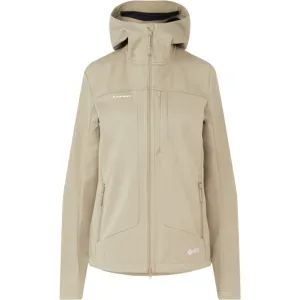 Mammut Vielseitig einsetzbare Softshelljacke für jede Saison Ultimate VIII SO Hooded Jacket Women Brown L