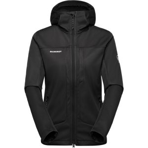 Mammut Vielseitig einsetzbare Softshelljacke für jede Saison Ultimate VIII SO Hooded Jacket Women Schwarz M