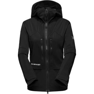 Mammut Wetterfeste Softshell-Bergjacke Eiger Nordwand Pro SO Hooded Jacket Women Schwarz XS