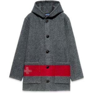 Mammut Winterjacke aus Wolle im Vintage-Stil x Cabourn Direttissima Blanket Jacket Brown L