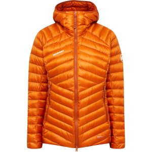 Mammut Funktionale Performance-Daunenjacke für das ganze Jahr Broad Peak IN Hooded Jacket Women Brown M