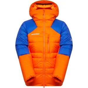 Mammut Extrawarme, strapazierfähige Daunen-Sicherungsjacke Eiger Nordwand Advanced Down IN Hooded Jacket Women Orange M