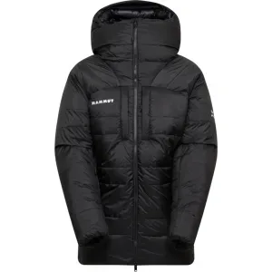 Mammut Extrawarmer, strapazierfähiger Daunen-Expeditionsparka Eiger Nordwand Pro Down IN Hooded Parka Women Schwarz XL