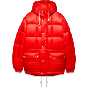 Mammut Isolierte Steppjacke im Retro-Stil x Cabourn Direttissima IN Hooded Jacket Rot XL