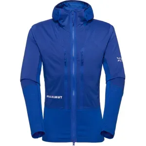 Mammut Vielseitige, wärmeregulierende Hybridjacke für die Berge Eiger Nordwand IN Flex Air Hybrid Hooded Jacket Men Blau M