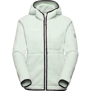 Mammut Warme Sherpa-Fleecejacke für den Alltag Falera Pro ML Hooded Jacket Women Grün S