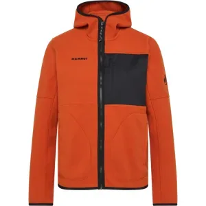 Mammut Midlayer-Wanderjacke aus recyceltem Polyester Tamaro ML Hooded Jacket Women Brown S