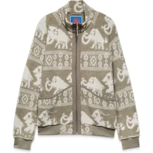 Mammut Fleecejacke aus Merinowolle im Vintage-Stil x Cabourn Direttissima Wool ML Jacket Brown XXL