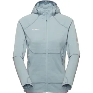 Mammut Warmer, schnelltrocknender Performance-Midlayer mit Kapuze Taiss ML Hooded Jacket Women Blau XS