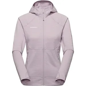 Mammut Warmer, schnelltrocknender Performance-Midlayer mit Kapuze Taiss ML Hooded Jacket Women Lila XS