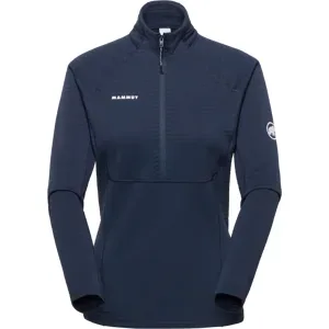 Mammut Warmer Performance-Midlayer mit Halbreissverschluss Taiss ML Half Zip Pull Women Blau XL