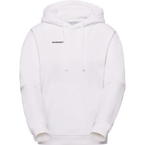 Mammut Alltags-Hoodie aus ökologischer Baumwolle Base ML Hoody Women Valley Weiß M
