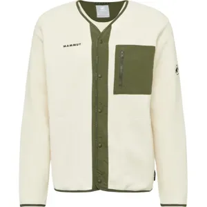 Mammut Warmer, atmungsaktiver Fleece-Cardigan für den Alltag Moonstone Hybrid ML Cardigan Beige XXL