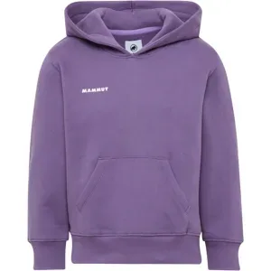 Mammut Hoodie aus 100 % ökologischer Baumwolle Base ML Hoody Lila 128