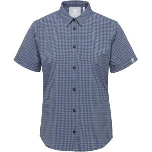 Mammut Luftiges Kurzarmhemd für Wanderungen und Freizeit Aada Shirt Women Blau XXL