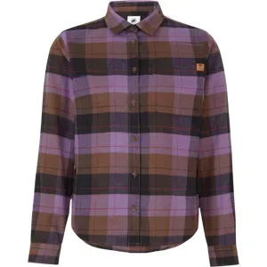 Mammut Flanellhemd aus 100 % organischer Baumwolle  Trovat Longsleeve Shirt Women Brown XXL
