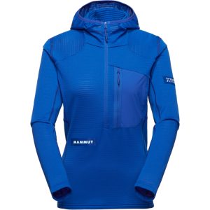 Mammut Vielseitiger, schnelltrocknender Hoodie für die Berge Eiger Nordwand Advanced FL Half Zip Hoodie Women Blau XL