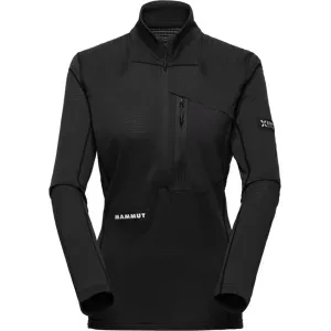 Mammut Schnelltrocknender Longsleeve für die Berge Eiger Nordwand Advanced FL Half Zip Pull Women Schwarz M