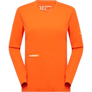 Mammut Schnelltrocknender Longsleeve für die Berge Eiger Nordwand FL Longsleeve Women Orange XL