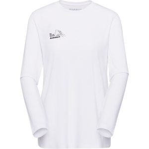 Mammut Feuchtigkeitsableitendes, langärmliges Wander-T-Shirt Mountain Longsleeve T-Shirt Women Bluemlisalphorn Weiß XL