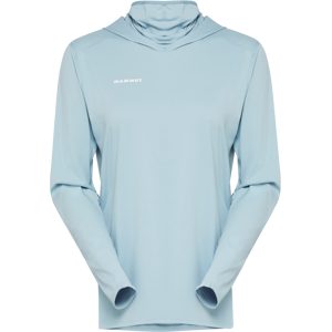 Mammut Leichter Kapuzenpulli mit integriertem Sonnenschutz Selun FL Sun Hoody Women Blau XL