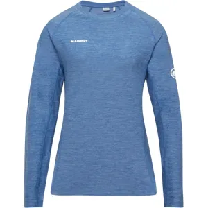 Mammut Vielseitiges Thermo-Langarmshirt mit Wolle Tree Wool Thermal FL Longsleeve Women Blau XL
