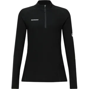 Mammut Vielseitiges Thermo-Langarmshirt mit Wolle Tree Wool Thermal FL Half Zip Longsleeve Women Schwarz S