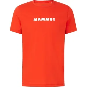 Mammut Funktionales, vielseitig einsetzbares T-Shirt Core T-Shirt Men Logo Rot L