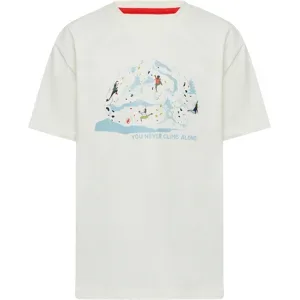 Mammut Alltags-T?Shirt aus 100 % ökologischer Baumwolle Base T-Shirt Climbing Weiß 116
