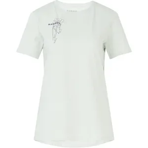 Mammut Legeres T-Shirt aus 100 % ökologischer Baumwolle Core T-Shirt Women Flower Grün XS