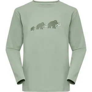 Mammut Alltagstaugliches Langarmshirt Core Longsleeve Logo Grün 116