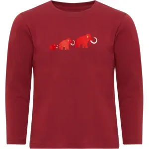 Mammut Alltagstaugliches Langarmshirt Core Longsleeve Logo Rot 164