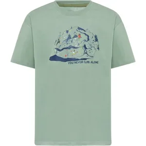 Mammut Alltags-T?Shirt aus 100 % ökologischer Baumwolle Base T-Shirt Climbing Grün 104