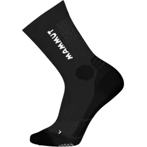 Mammut Atmungsaktive Trailrunning-Socken für mittlere Distanzen Trail Running Crew Socks Schwarz M/39-41