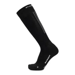 Mammut Atmungsaktive Skitourensocken aus Merinomix Ski Mountaineering Merino Knee Socks Schwarz L/42-44