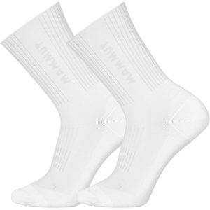 Mammut Gepolsterte, atmungsaktive Multifunktionssocken Multisport Crew Socks 2 Pack Weiß L/42-44