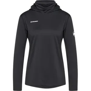 Mammut Leichter Kapuzenpulli mit integriertem Sonnenschutz Selun FL Sun Hoody Women Schwarz S