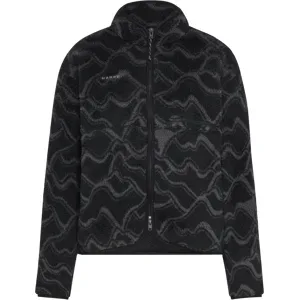 Mammut Gemusterte Midlayer-Jacke aus Fleece Valley ML Jacket Women Schwarz S