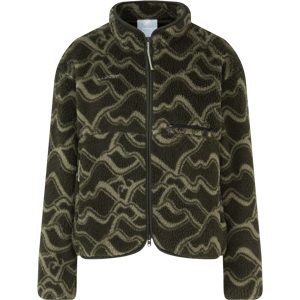 Mammut Gemusterte Midlayer-Jacke aus Fleece Valley ML Jacket Women Grün M