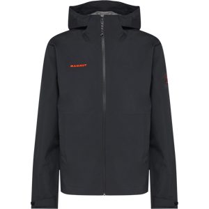 Mammut Leichte, zuverlässige Hardshelljacke zum Wandern Linard Light HS Hooded Jacket Men Classic Schwarz XL