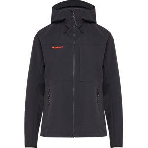 Mammut Softshell-Wanderjacke für jede Saison Ultimate Comfort SO Hooded Jacket Women Classic Schwarz S