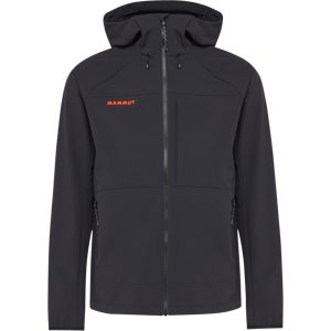 Mammut Softshell-Wanderjacke für jede Saison Ultimate Comfort SO Hooded Jacket Men Classic Schwarz S