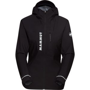 Mammut Ultraleichte, wasserdichte Hardshelljacke Aenergy TR HS Hooded Jacket Women Schwarz S
